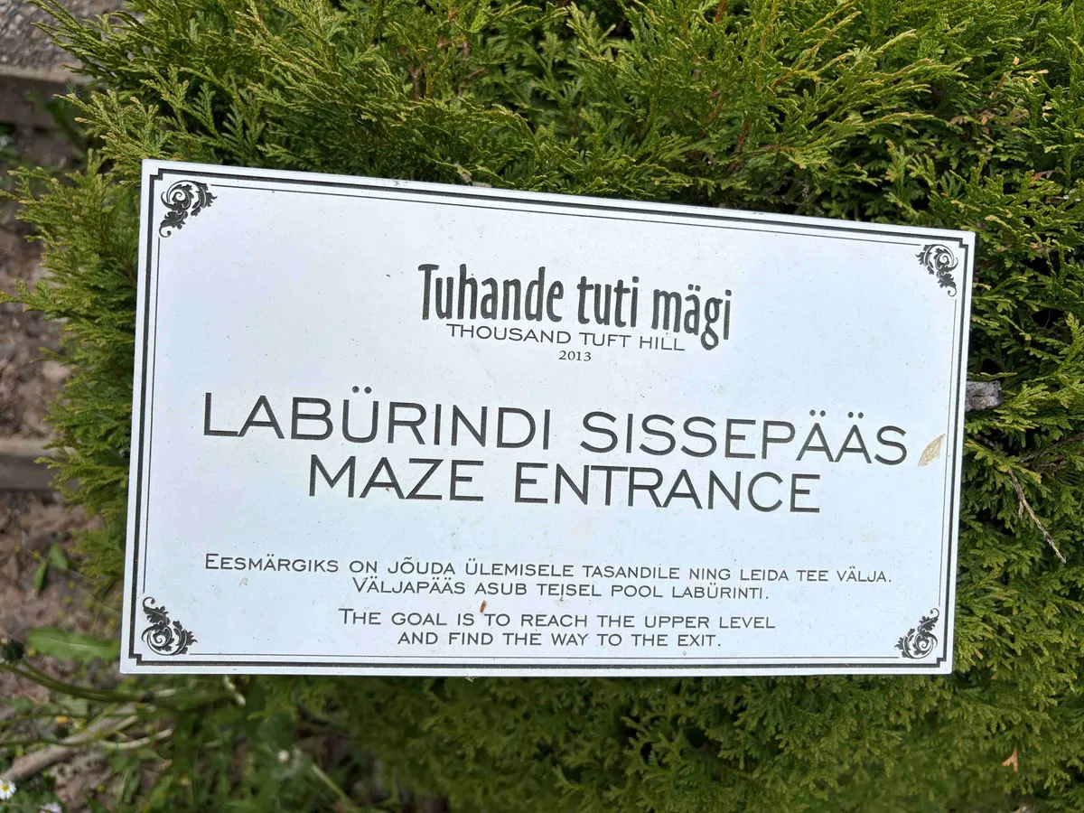Laitse lossi hekklabürint
