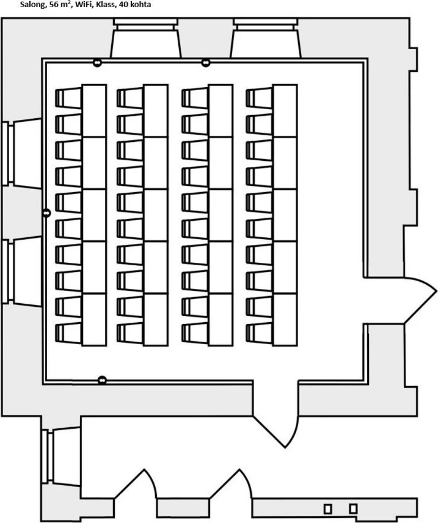 Salongi plaan — klass, 40 kohta